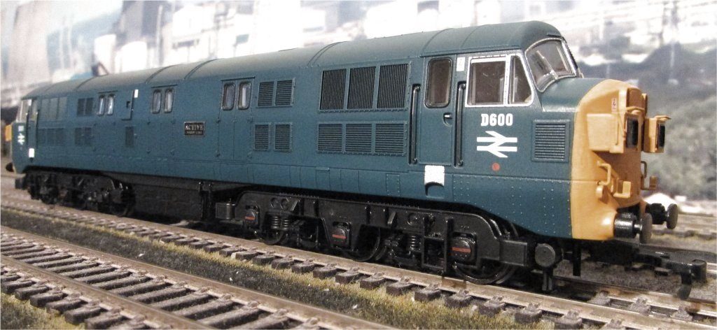 D600 Warship Locomotive Model Photograph