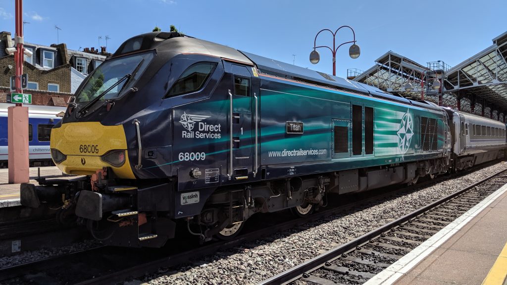 DRS class 68 at Marylebone