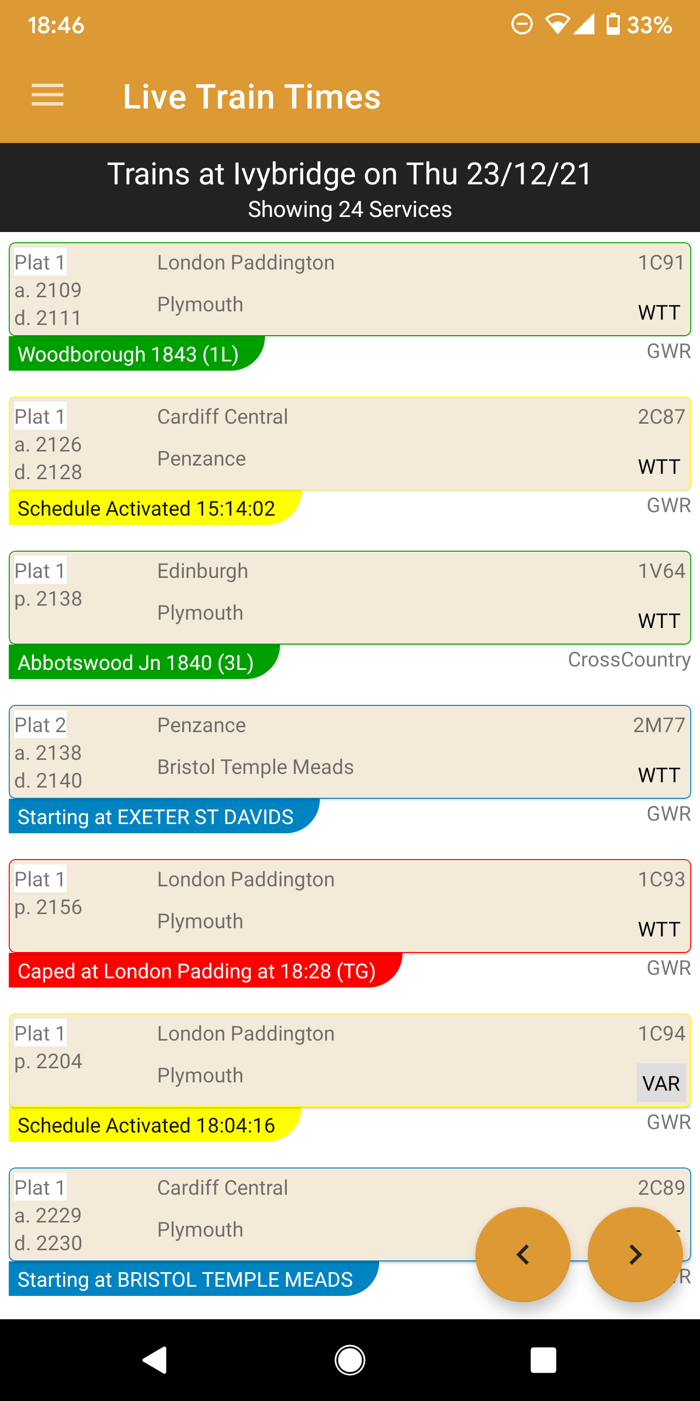 Service Listings