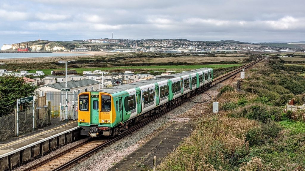 Southern Class 313 at Bishopstone